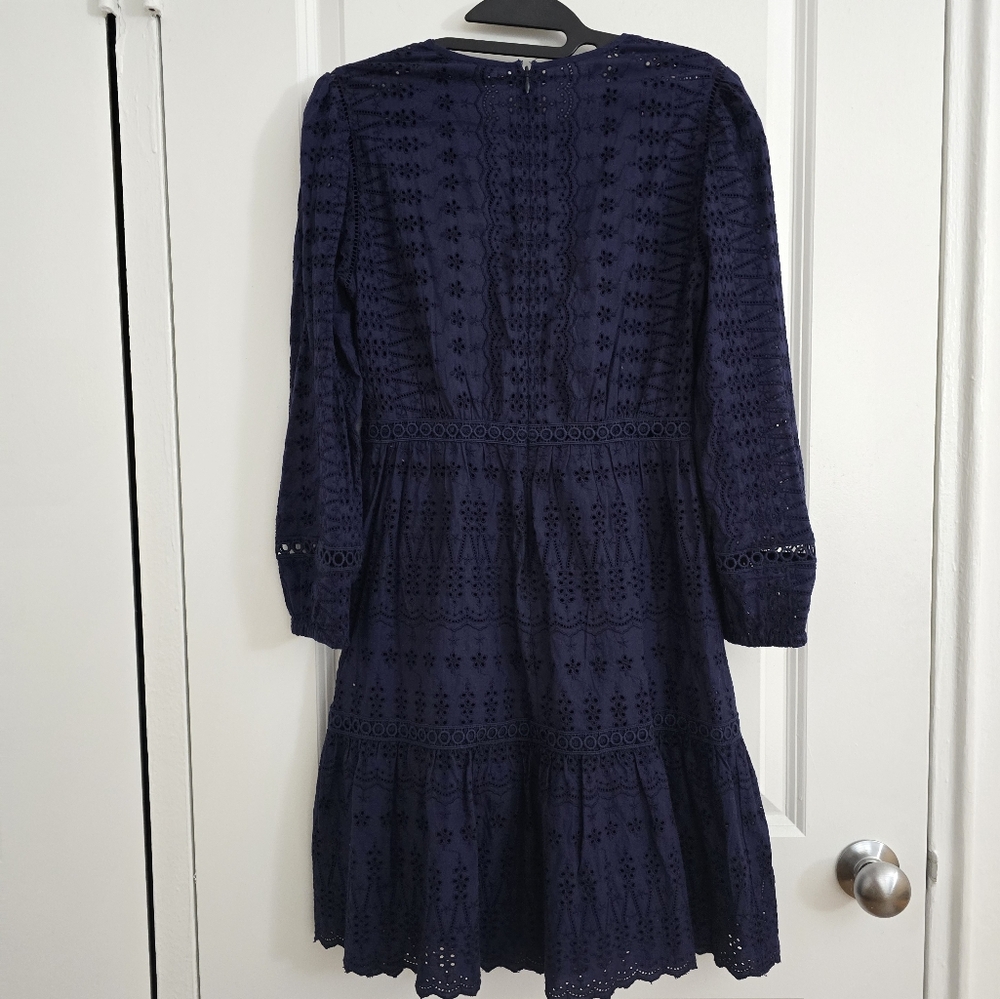Jcrew Eyelet Dress With Slip - Picture 4 of 8